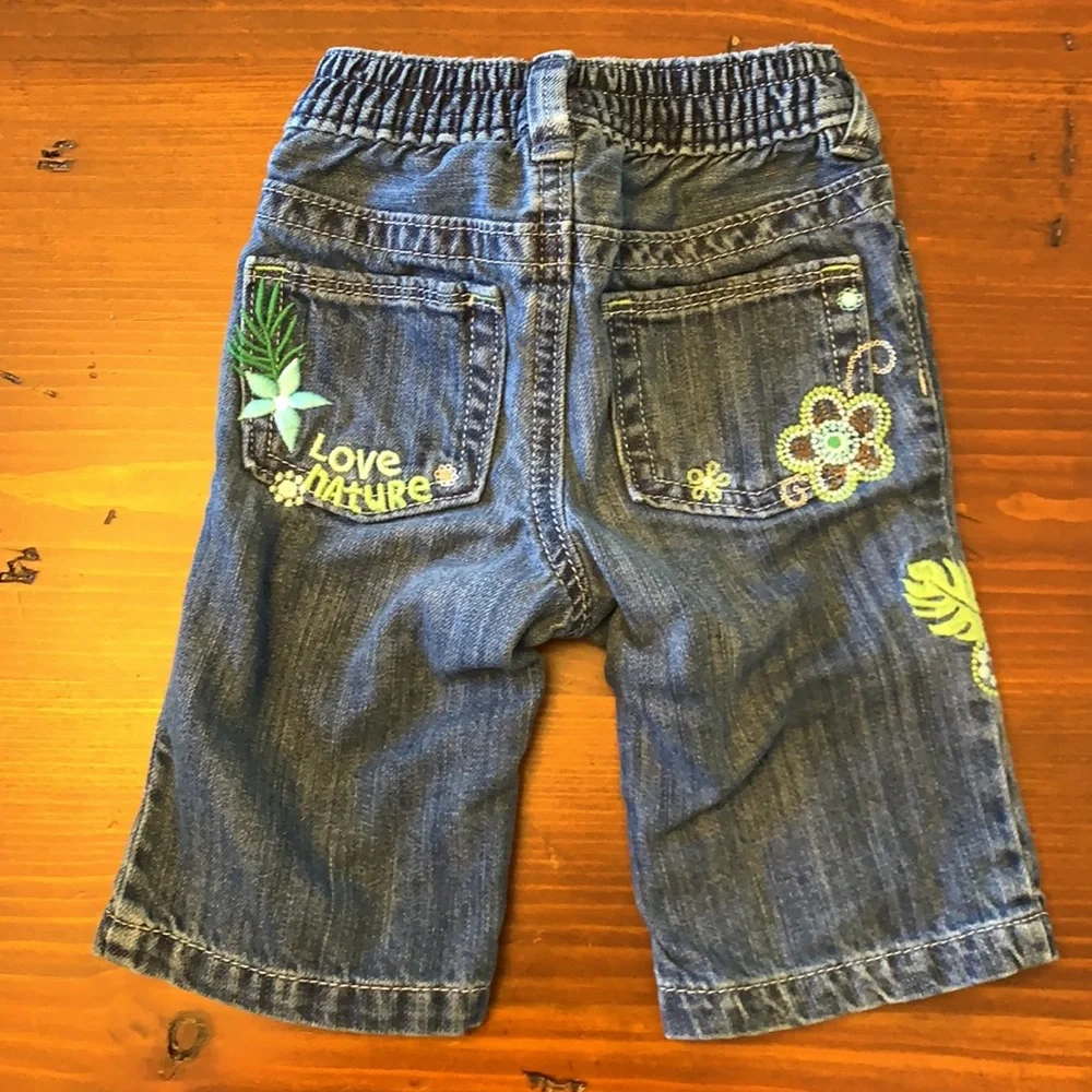 Gap - 3-6 month baby denim,‎ embroidered